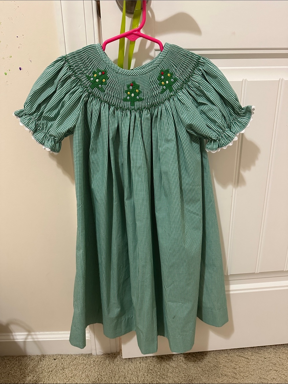 Stitchy fish Christmas dress